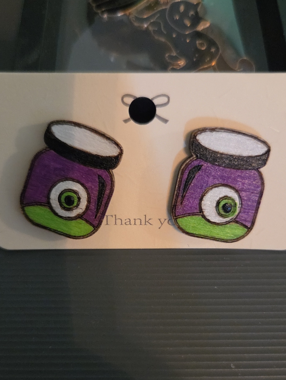 Eyeball In Jar Earrings